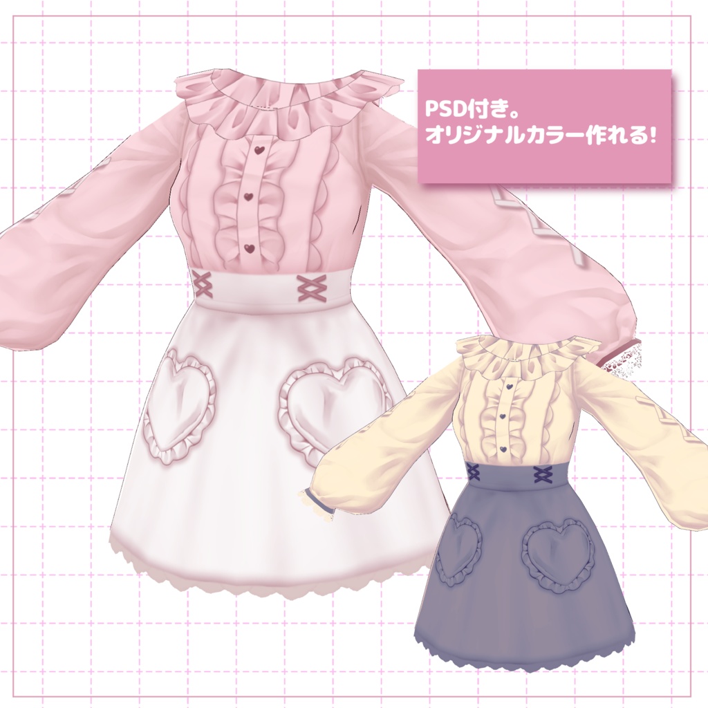 【VRoid正式版】量産型ガールコーデ