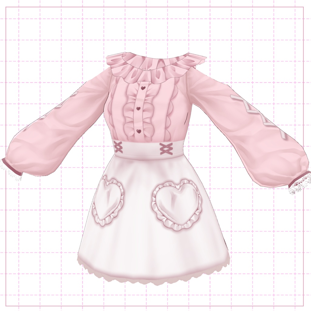 【VRoid正式版】量産型ガールコーデ