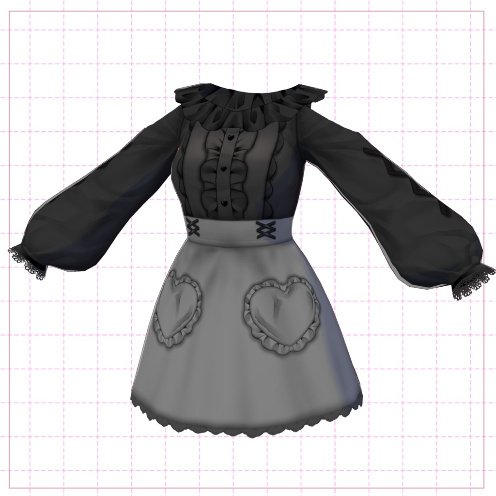 【VRoid正式版】量産型ガールコーデ