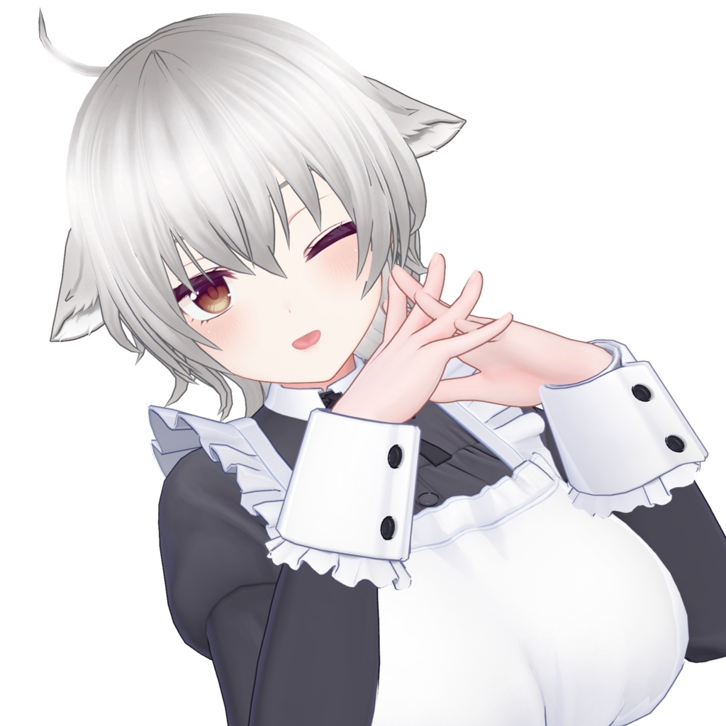 【複数アバター対応】 TORINGO ウルフ&ショート ぱっつん HAIR Wolf hair&Short hair