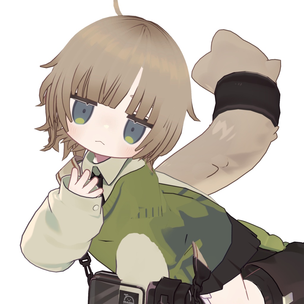 【複数アバター対応】 TORINGO ウルフ&ショート ぱっつん HAIR Wolf hair&Short hair