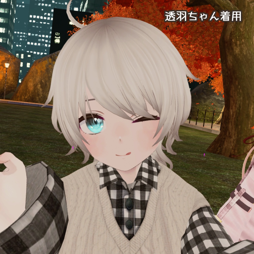 【複数アバター対応】 TORINGO ウルフ&ショート ぱっつん HAIR Wolf hair&Short hair