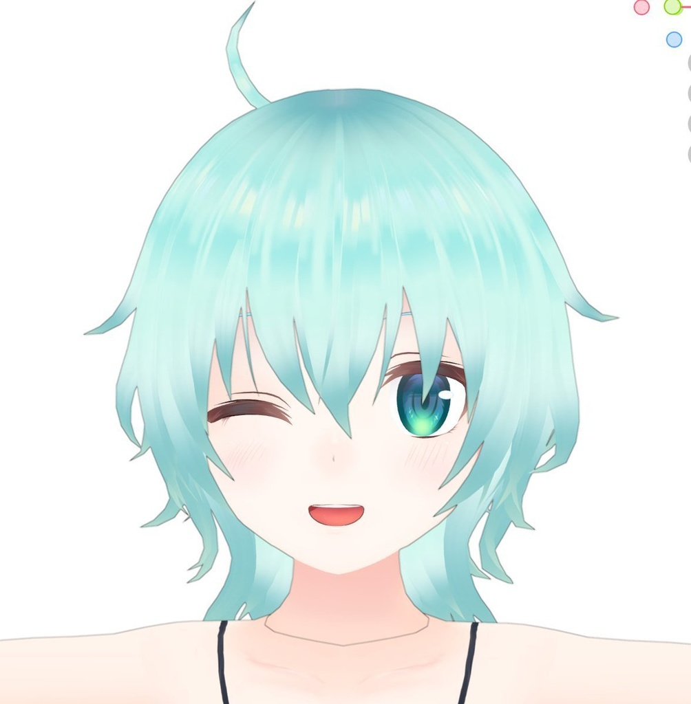 【複数アバター対応】 TORINGO ウルフ&ショート ぱっつん HAIR Wolf hair&Short hair