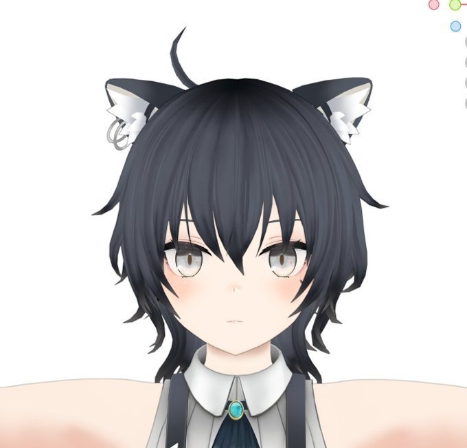 【複数アバター対応】 TORINGO ウルフ&ショート ぱっつん HAIR Wolf hair&Short hair