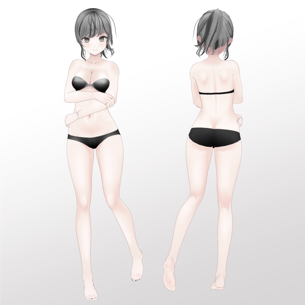 【VRM/VRoid正式版】3Dモデル SILFAVI VTuber