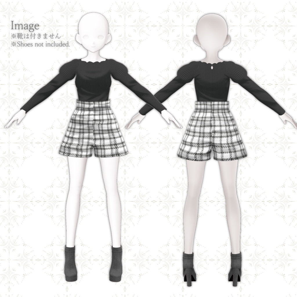 【VRoid正式版】春ニット Spring knit 8 Color SET