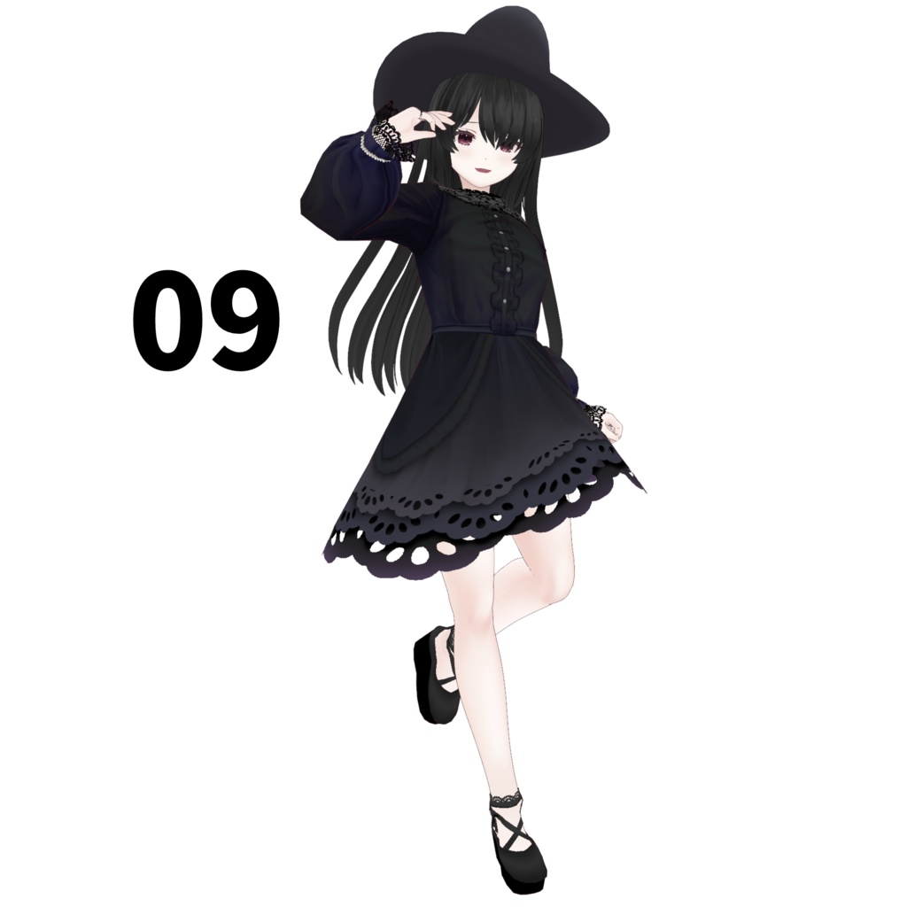 無料【VRoid正式版】神ポーズ集2 GOD POSE 2