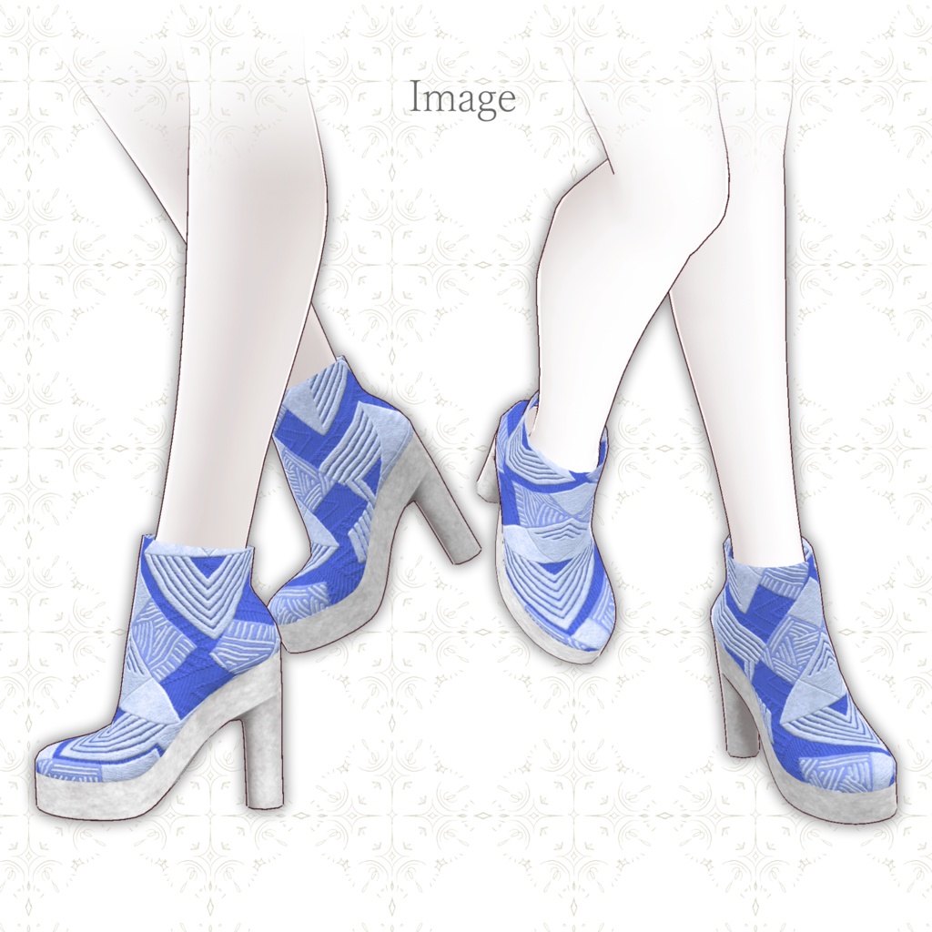 【VRoid正式版】春のハイヒールブーツ TORINGO_spring boots