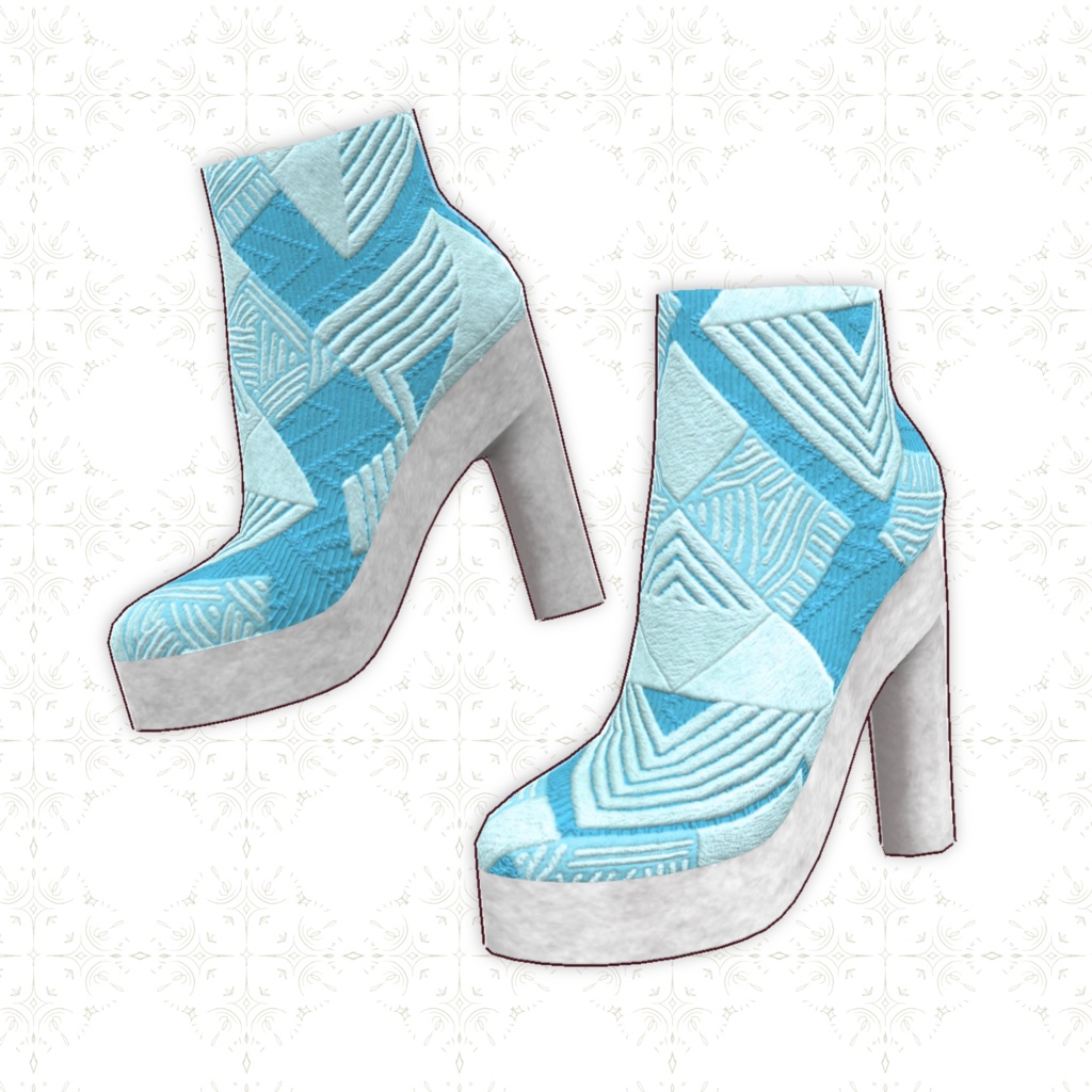 【VRoid正式版】春のハイヒールブーツ TORINGO_spring boots