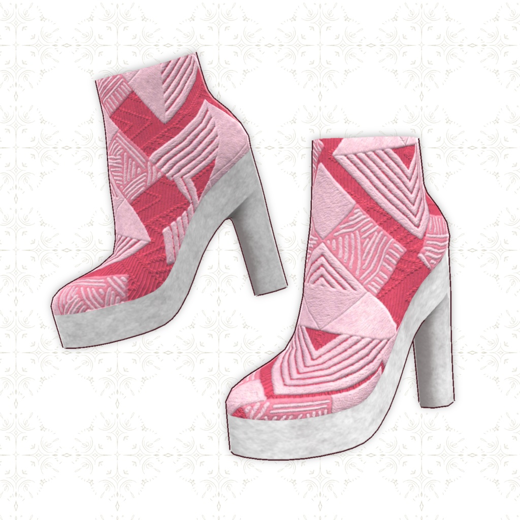 【VRoid正式版】春のハイヒールブーツ TORINGO_spring boots
