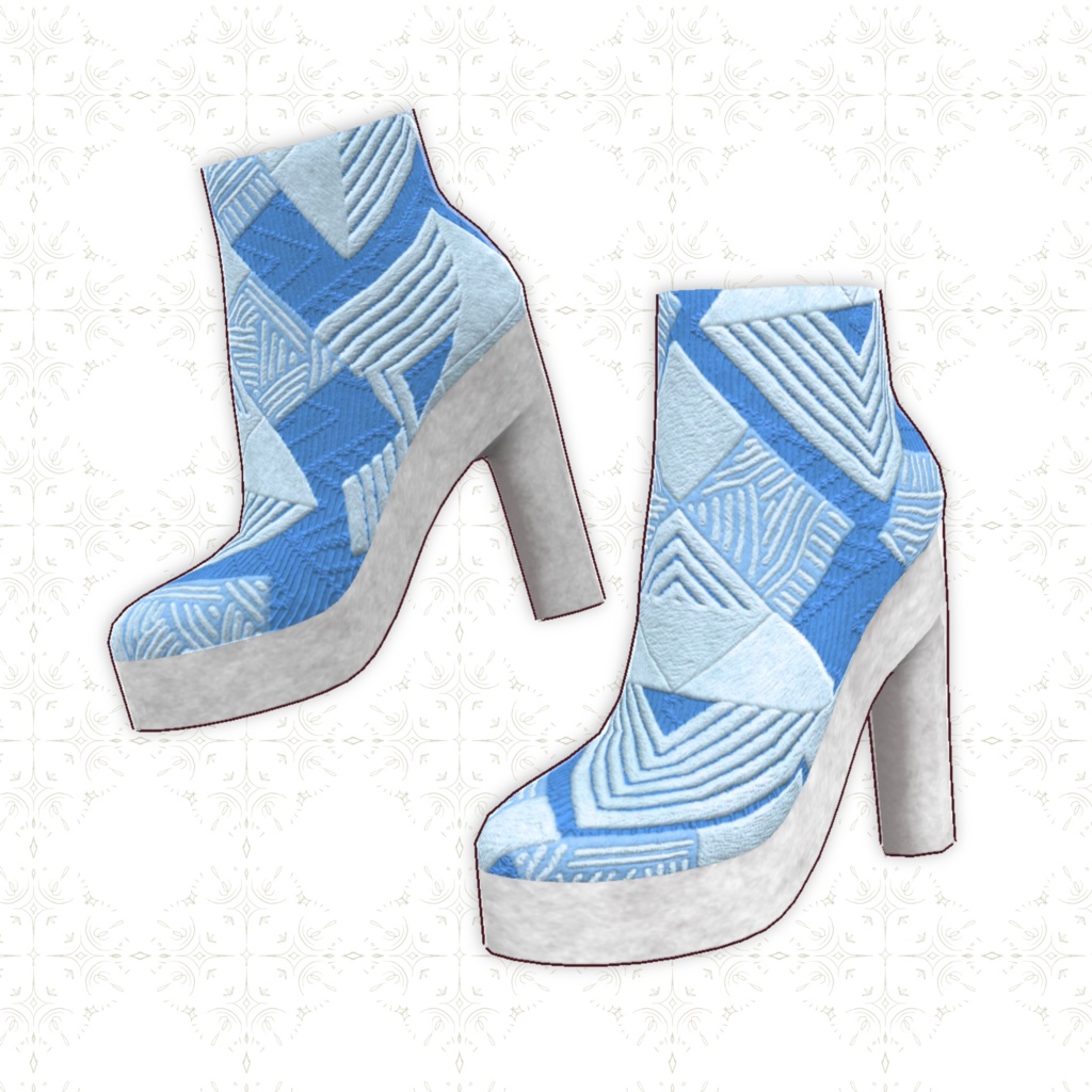 【VRoid正式版】春のハイヒールブーツ TORINGO_spring boots