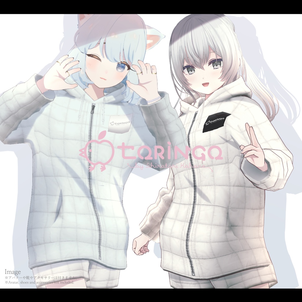 【VRoid正式版】春のダウンパーカー _Spring Down hoodie