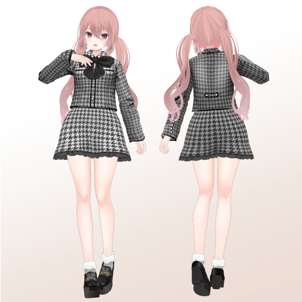 【VRM/VRoid正式版】3Dモデル Miilu VTuber