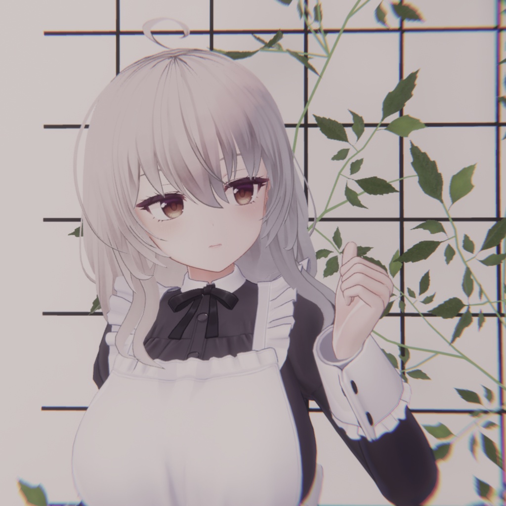 ふわりおさげ【8アバター対応】