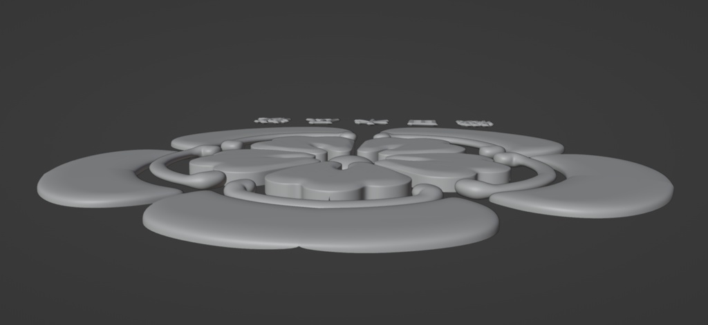 【3Dモデル】 織田木瓜紋_織田信長