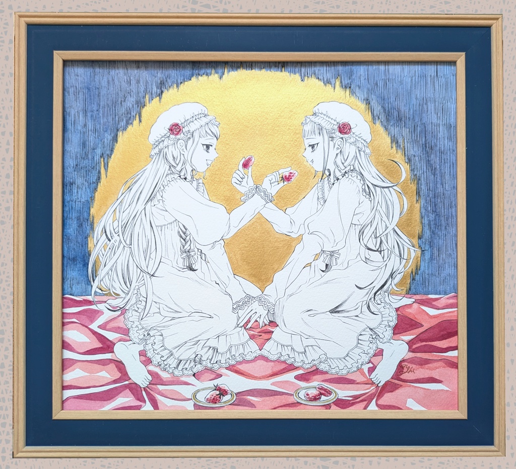 NEW!【額装作品】あなたは私、私はあなた