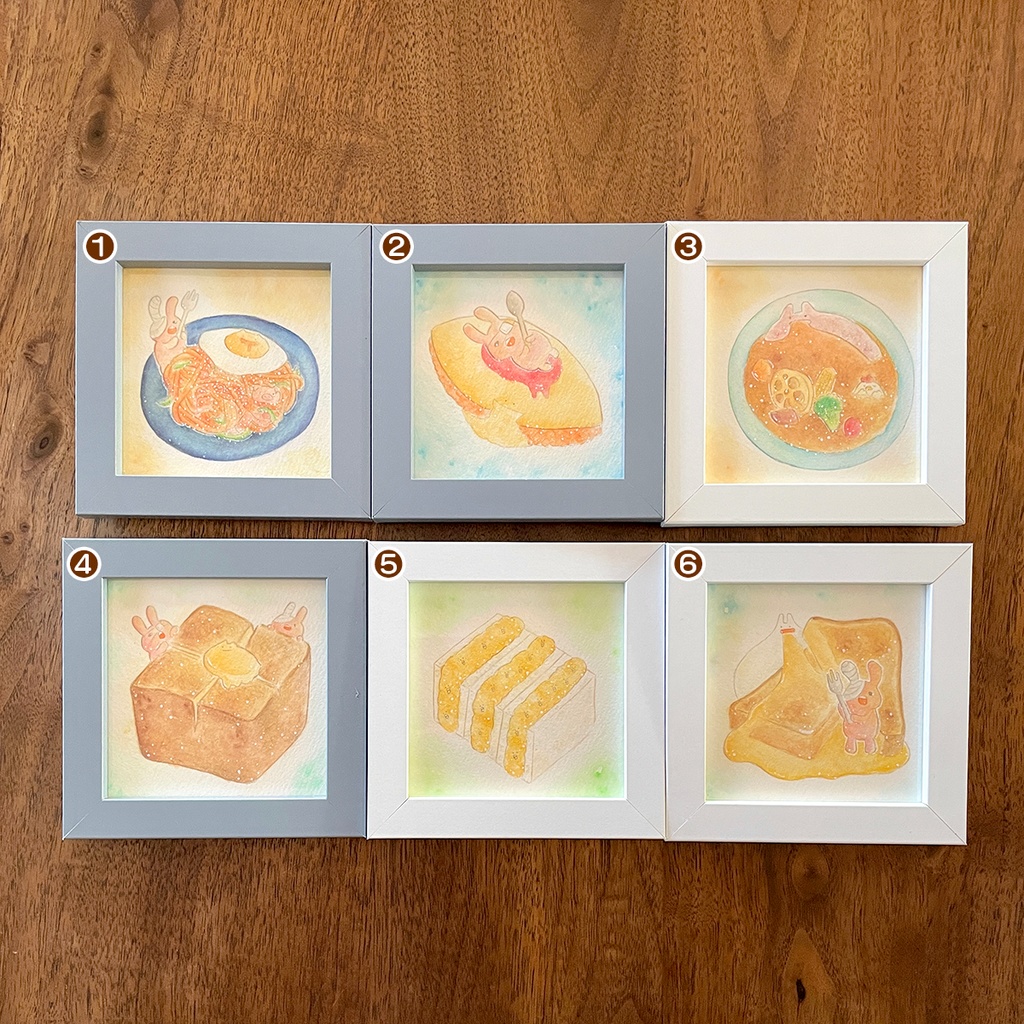 【ミニ原画】カフェっぽい①