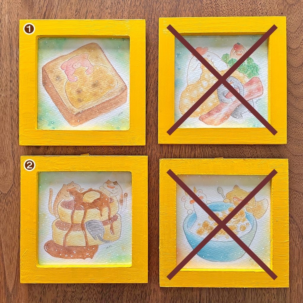 【ミニ原画】洋朝食