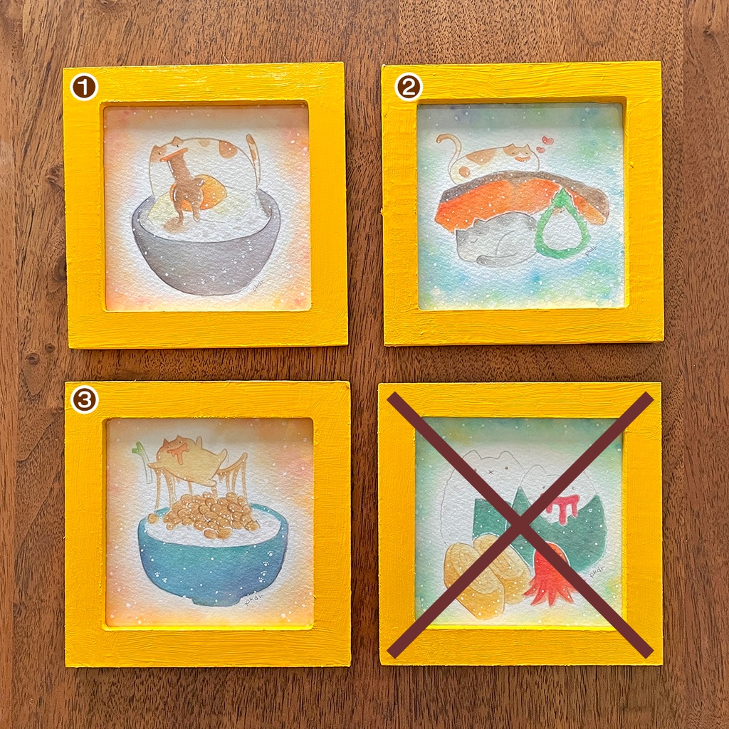 【ミニ原画】和朝食