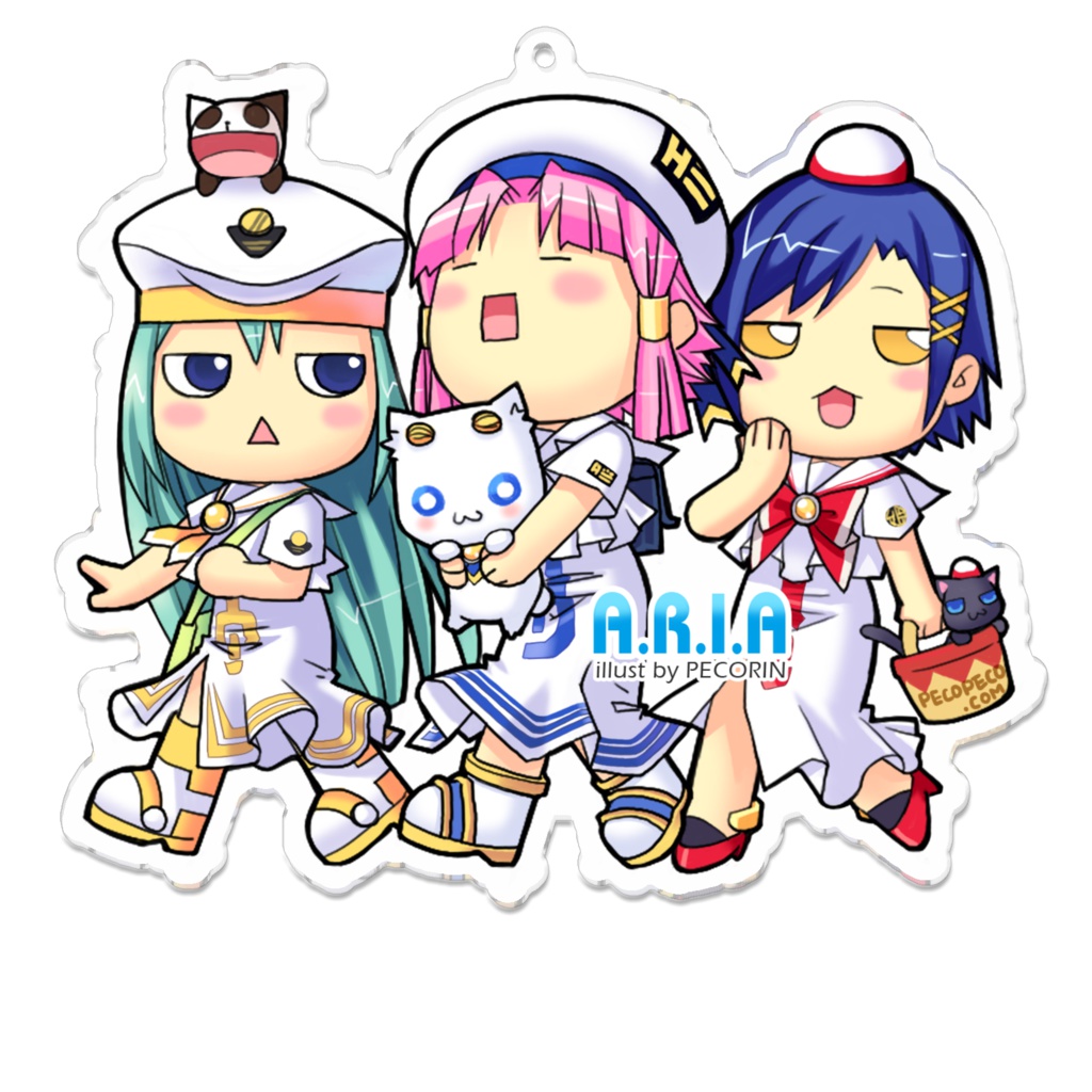 ↑ ★ARIA アリア アクリルキーホルダー