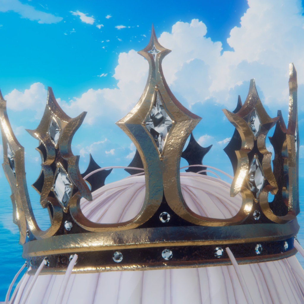 Dark Fantasy Rose Dagger & Crown Set for Manuka { マヌカ用 ダークファンタジー 薔薇の短剣&王冠セット}