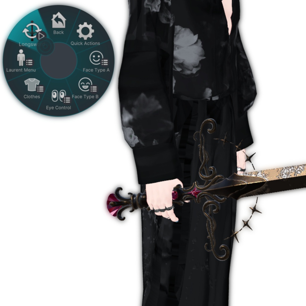 Dark Fantasy Longsword,Manuka,Komano {ダークファンタジー ロングソード , マヌカ - コマノ}