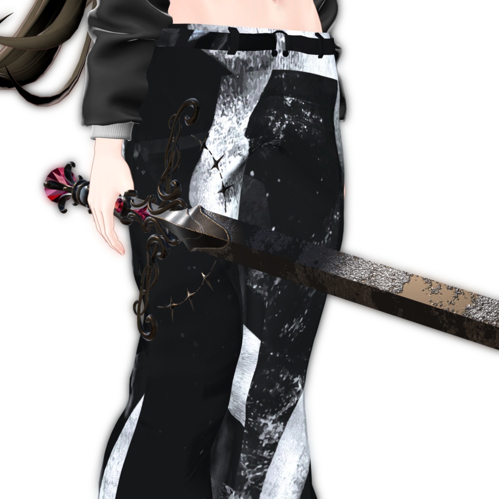 Dark Fantasy Longsword,Manuka,Komano {ダークファンタジー ロングソード , マヌカ - コマノ}