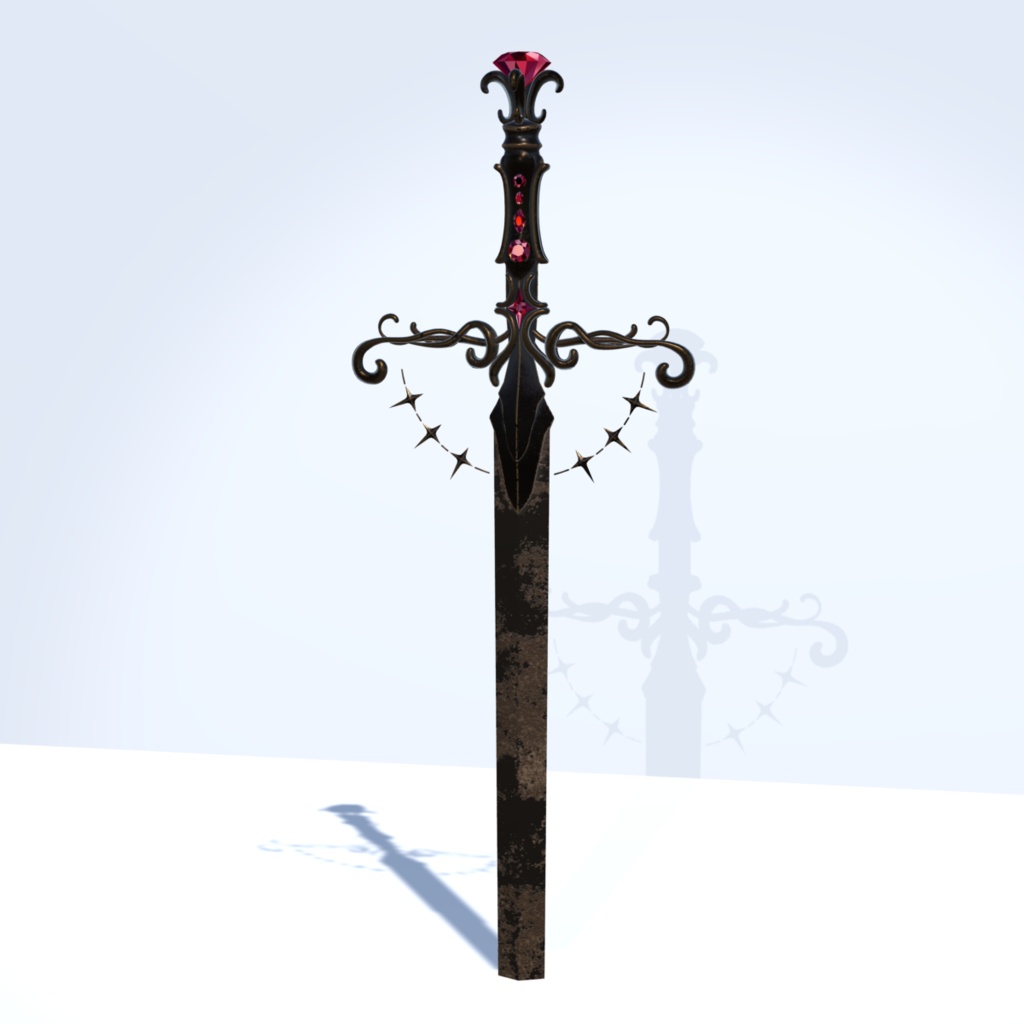 Dark Fantasy Longsword,Manuka,Komano {ダークファンタジー ロングソード , マヌカ - コマノ}