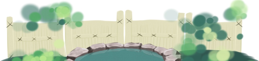 ココフォリアで温泉に入りたい!!湯気apngもあります!