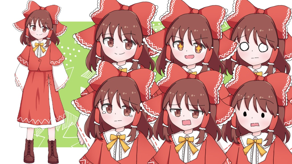 博麗霊夢立ち絵素材