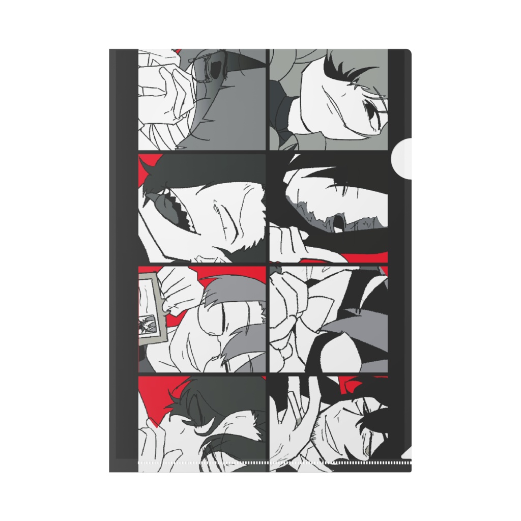 【タイトル画面風】A4クリアファイル