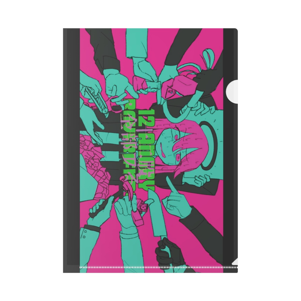 【タイトル画面風】A4クリアファイル