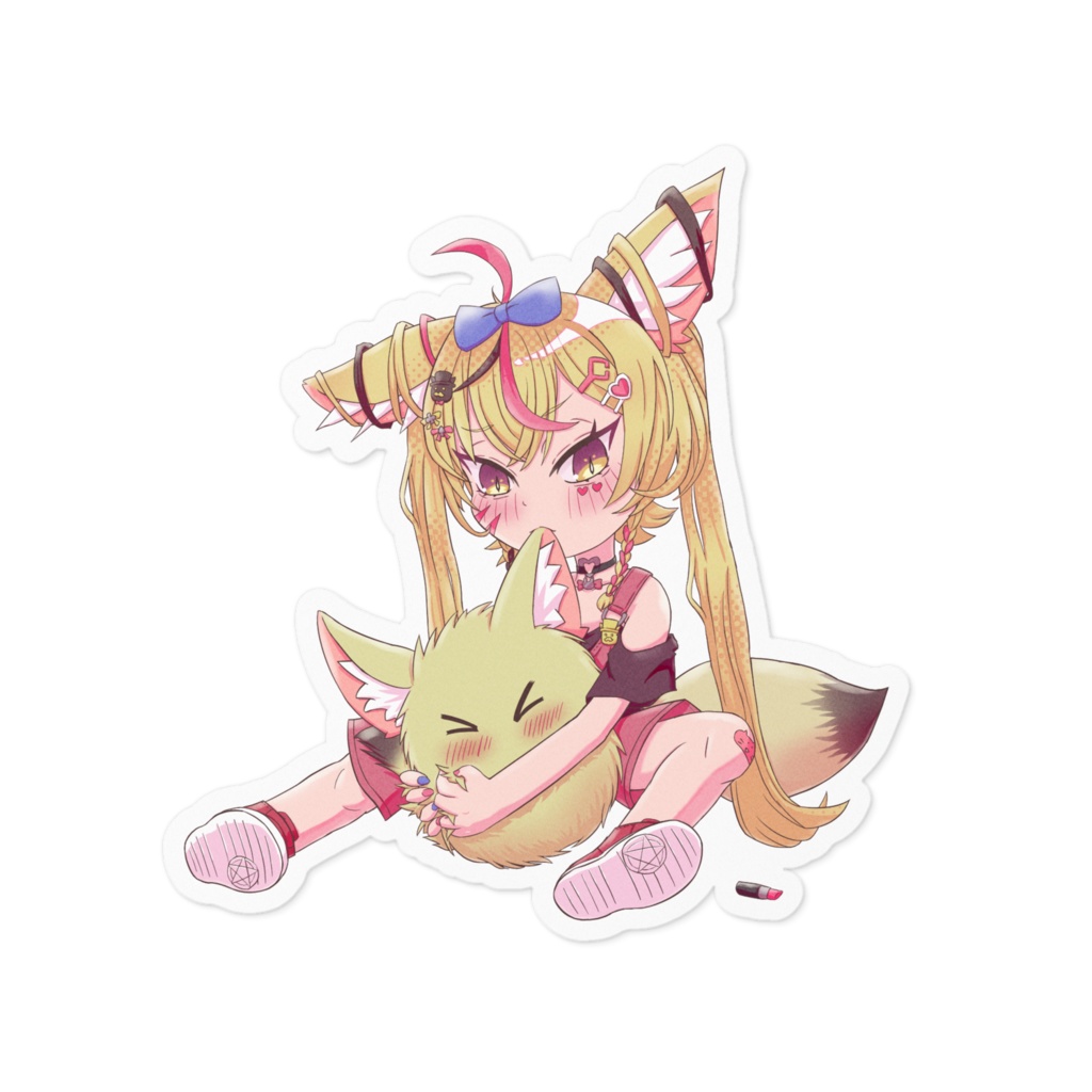 【非公式】尾丸ポルカ アニマル ステッカー