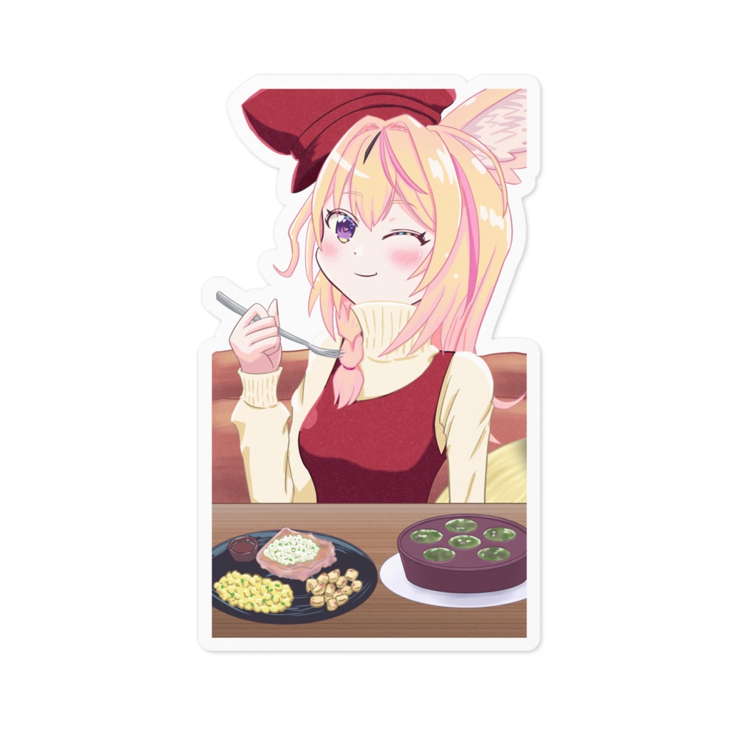 【非公式】尾丸ポルカ　サイ〇ゼリヤ　ステッカー