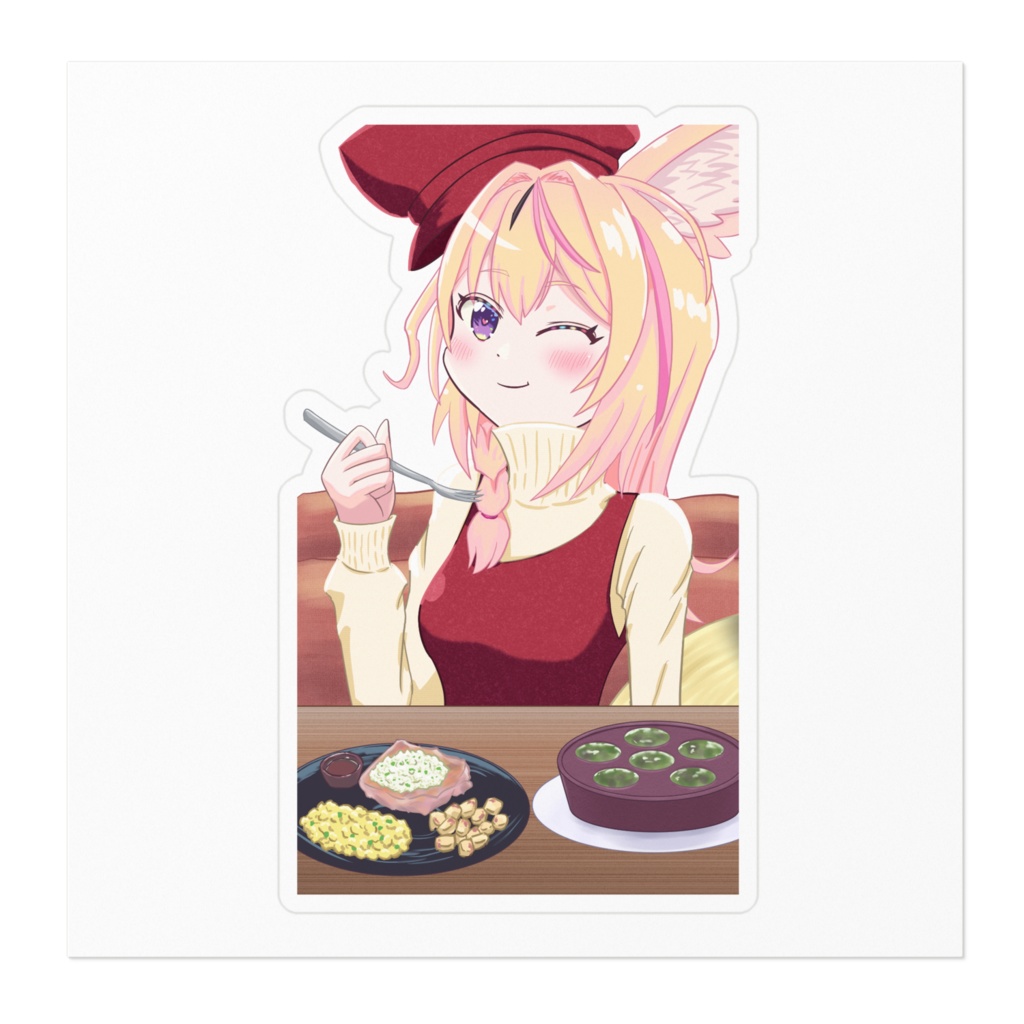 【非公式】尾丸ポルカ サイ〇ゼリヤ ステッカー