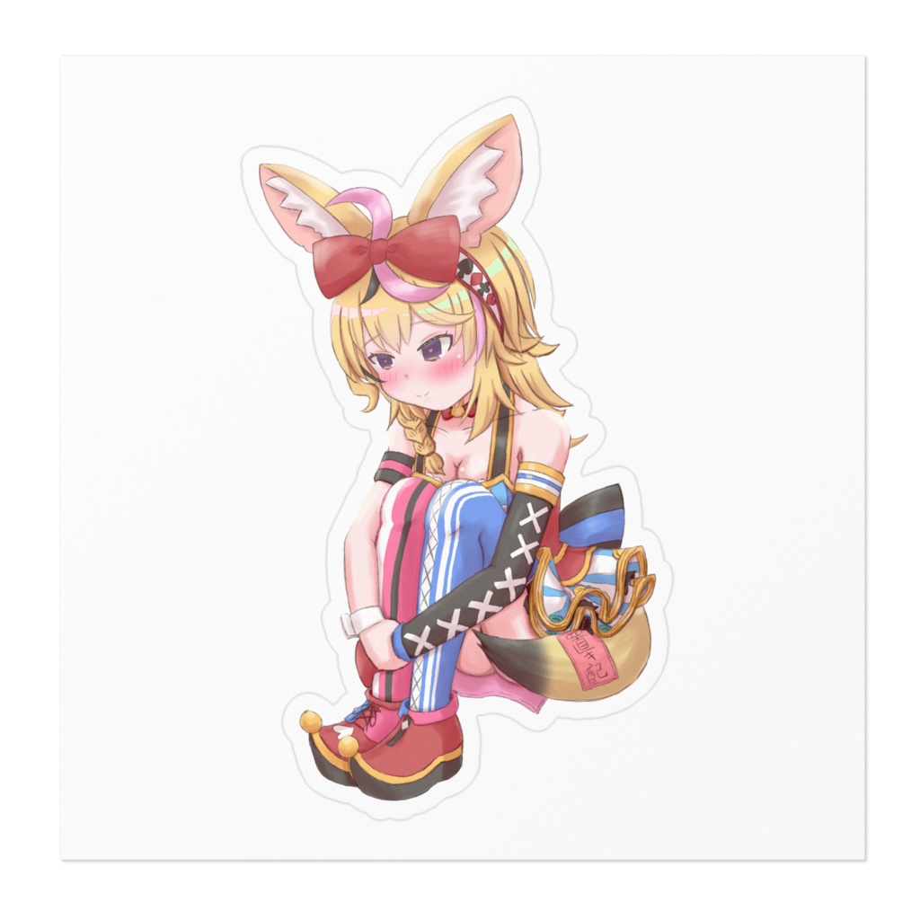 【非公式】尾丸ポルカ 置き配 ステッカー