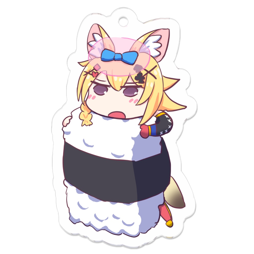 【非公式】尾丸ポルカ 寿司ポルカ アクリルキーホルダー