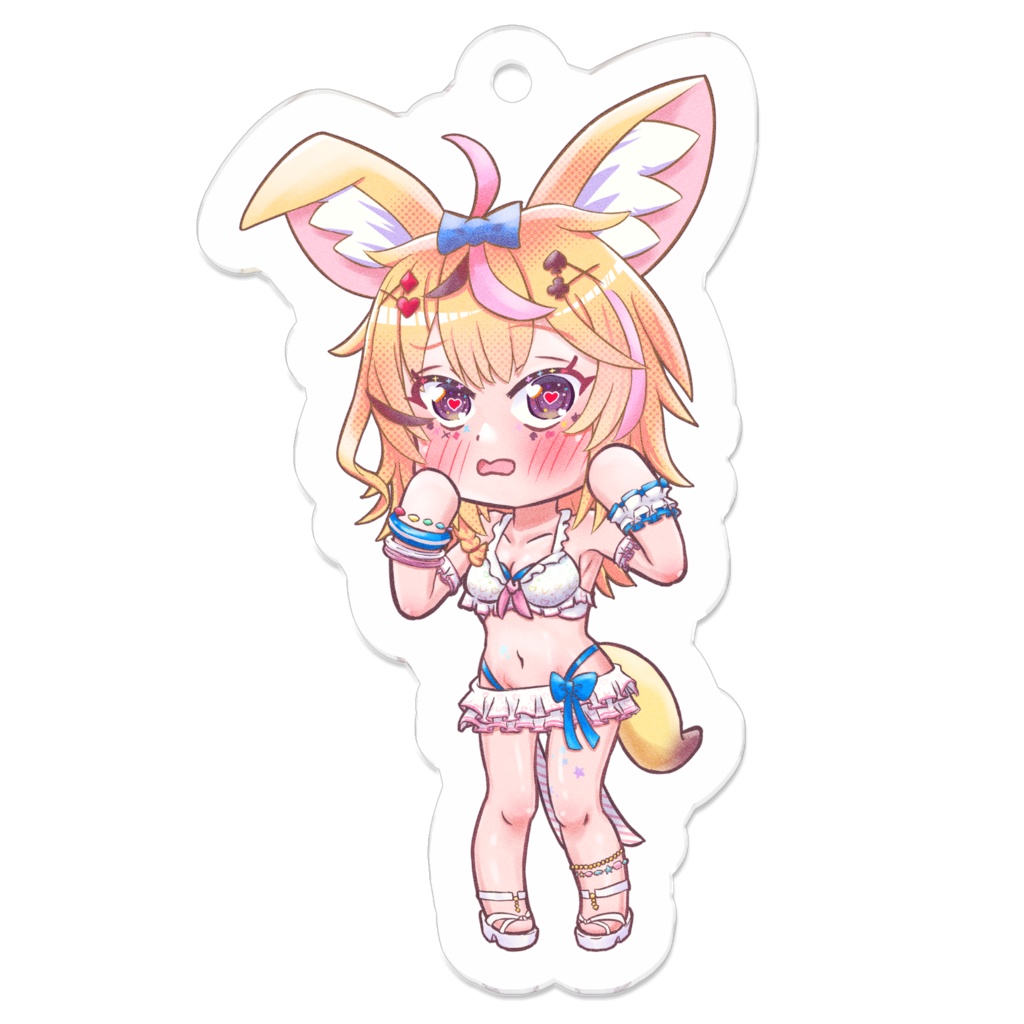 【非公式】尾丸ポルカ 水着衣装 アクリルキーホルダー