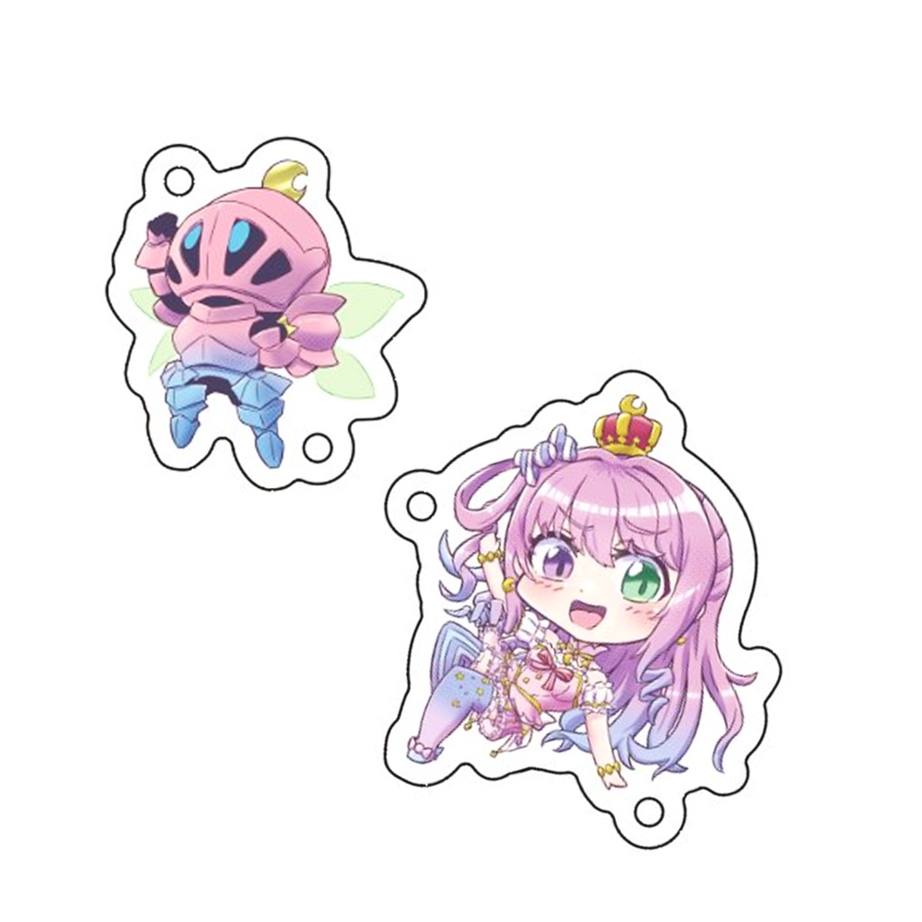 ルーナ&ルーナイトつながるアクリルキーホルダー（非公式）