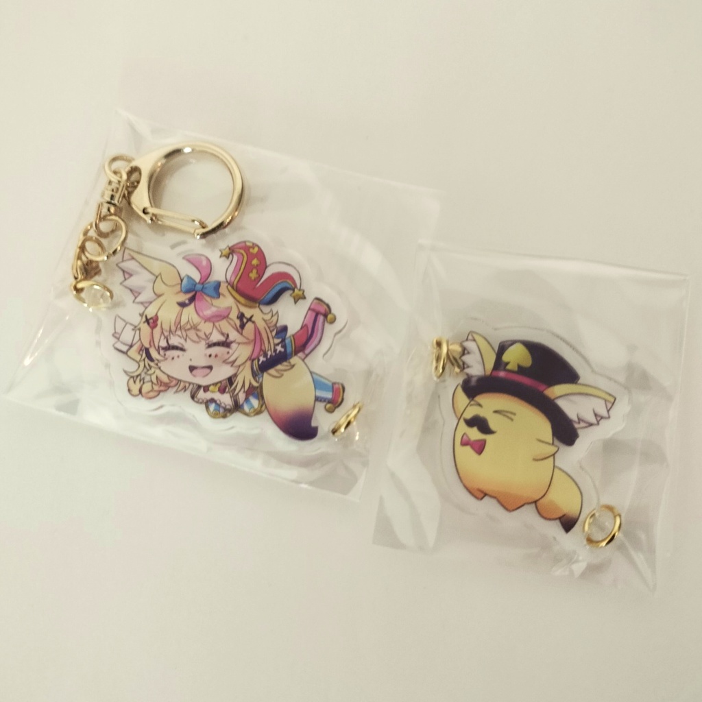 ポルカ&座員つながるアクリルキーホルダー(非公式)