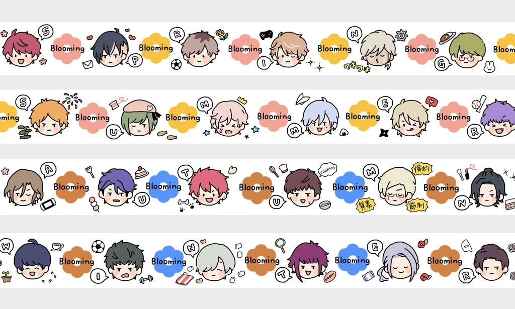 Blooming マスキングテープ