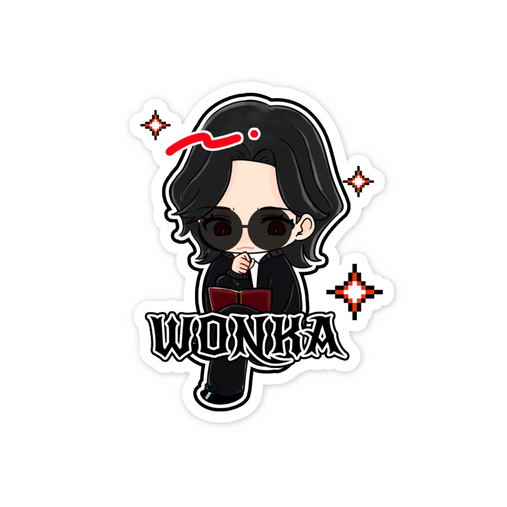 WONKA ステッカー1