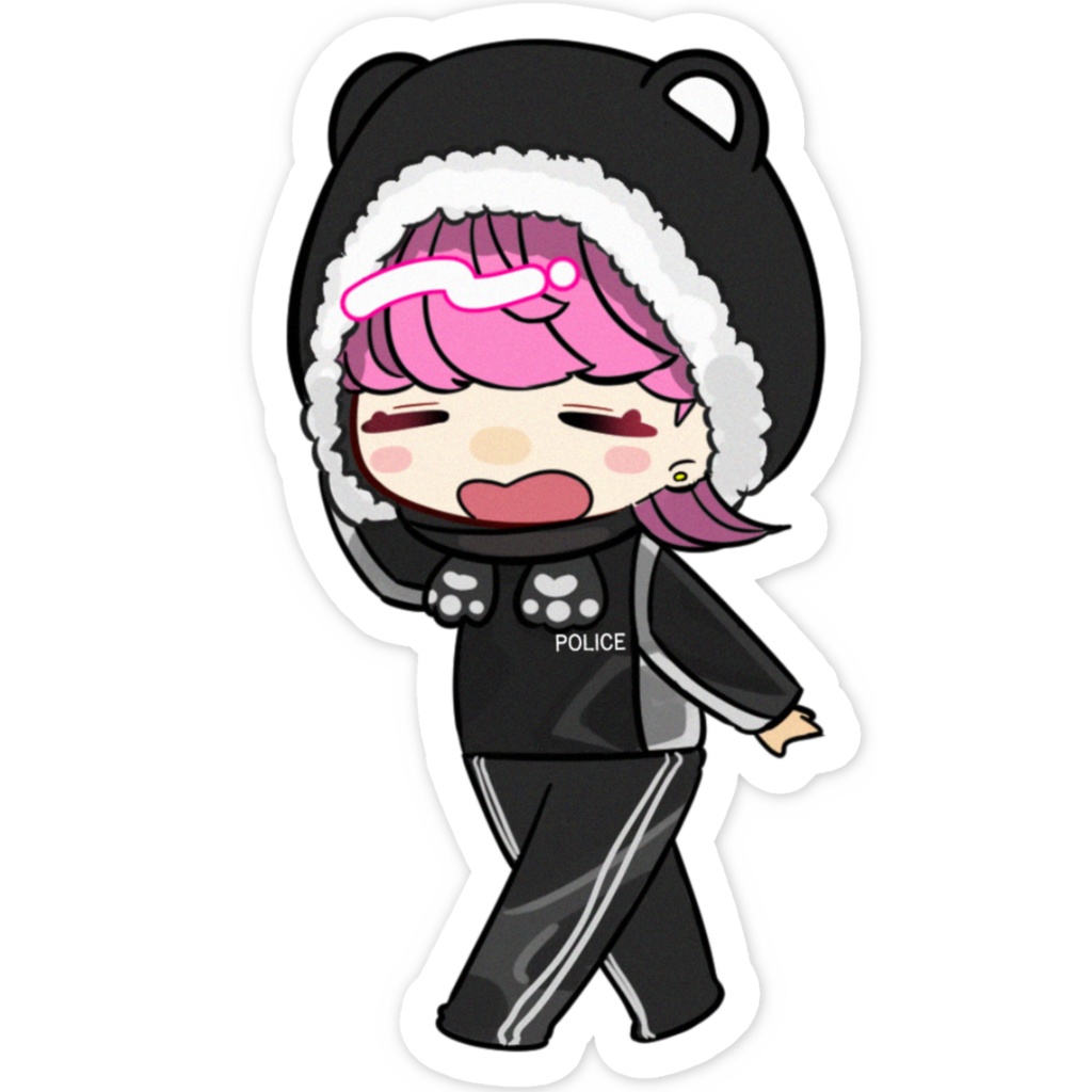 氷織美人ステッカー1