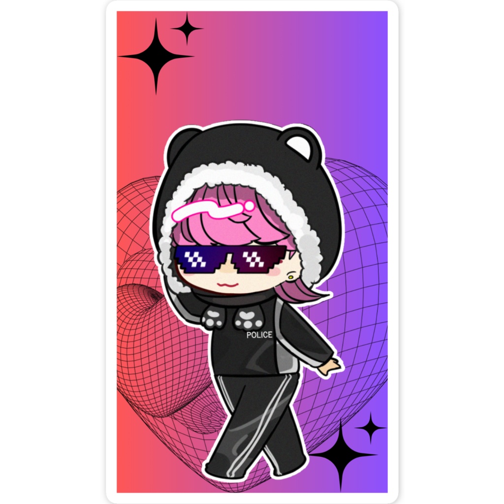 氷織美人ステッカー2