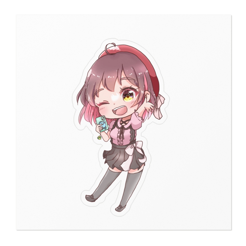 み〜ぽよステッカー(元気いっぱい!)