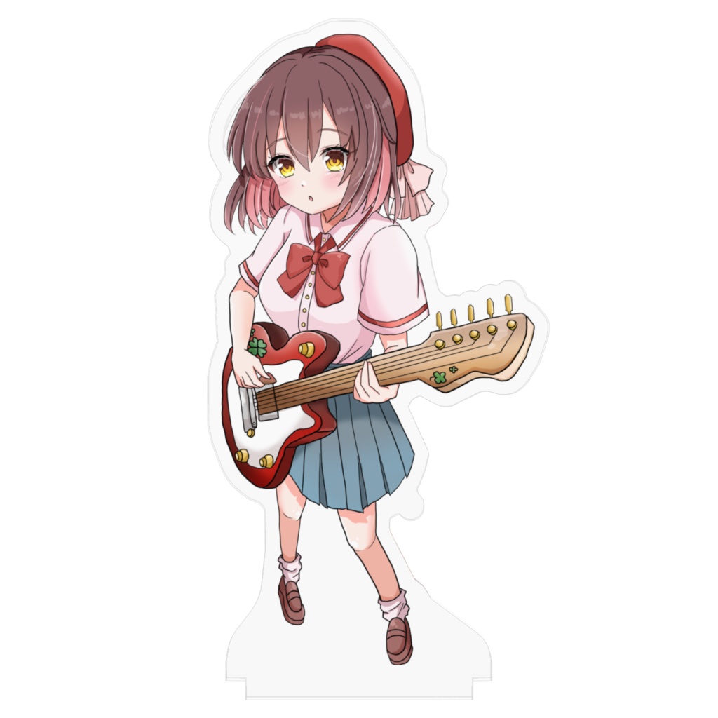 ギターを弾くあの時のぽよ