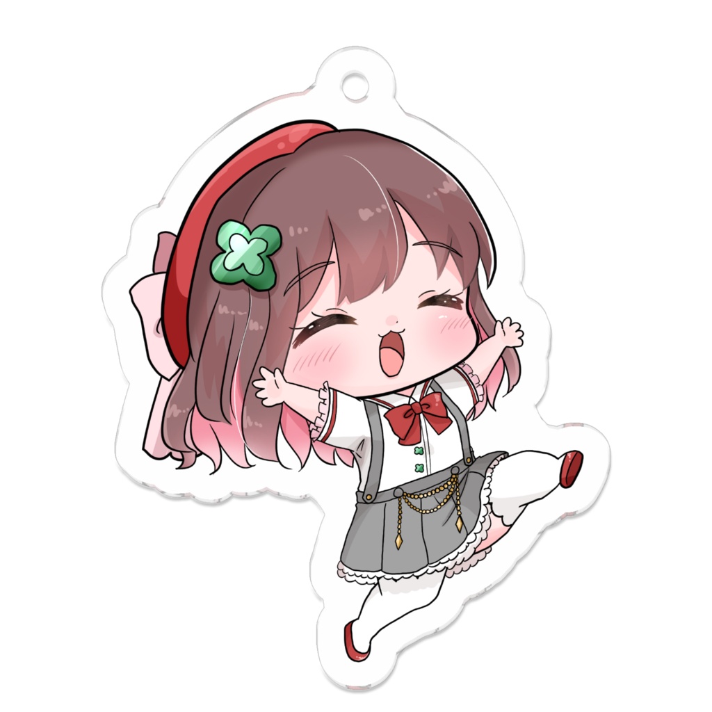 「おでかけわーいっ」なぽよ　アクリルキーホルダー