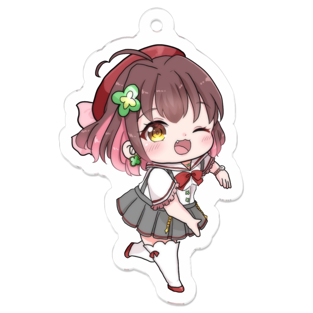 「ジャジャーンッ！」なぽよ　アクリルキーホルダー