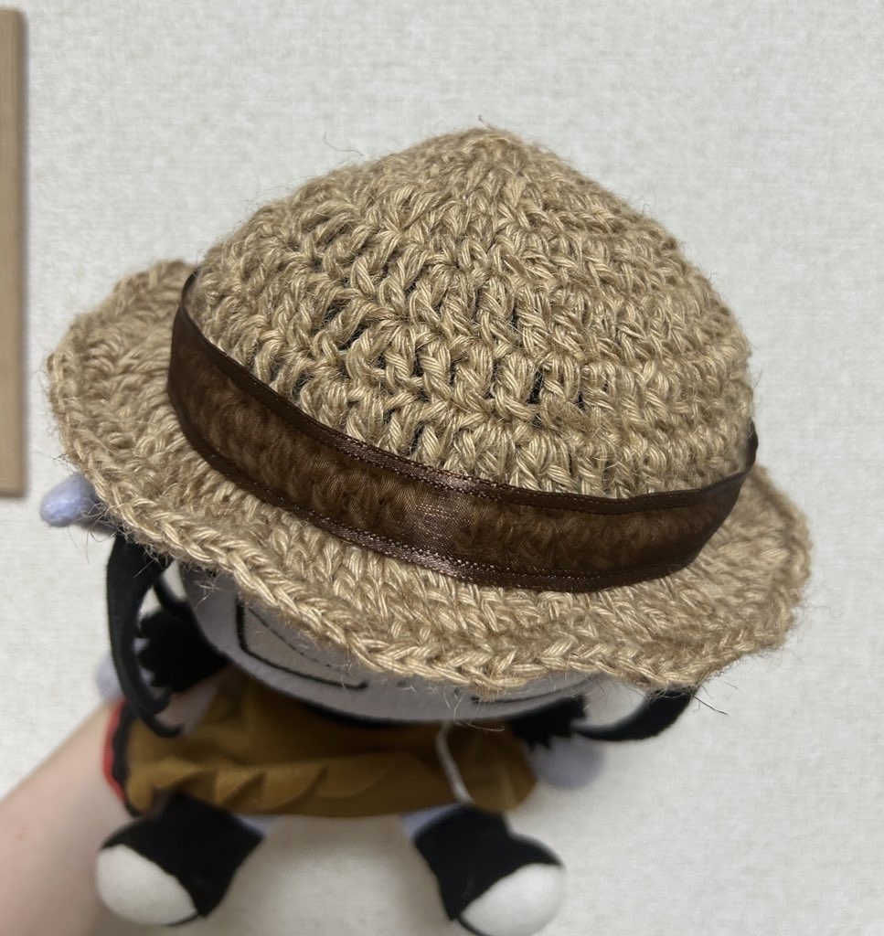 麦わら帽子(吸死公式ぬい用)