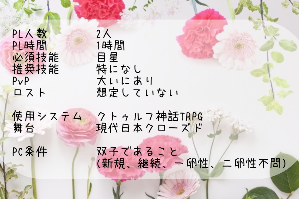 【CoC】Happy Birthday to Us !!【#trpg1125】